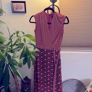 Just Taylor Orange pattern dress